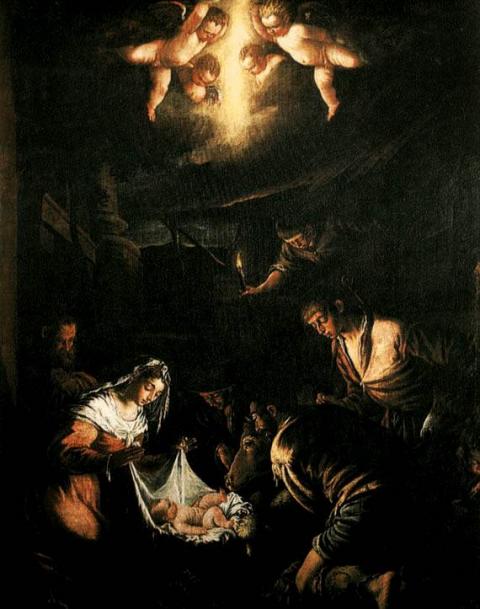 Pásztorok imádása (Museo Nacional del Prado) – Bassano (Jacopo da Ponte)